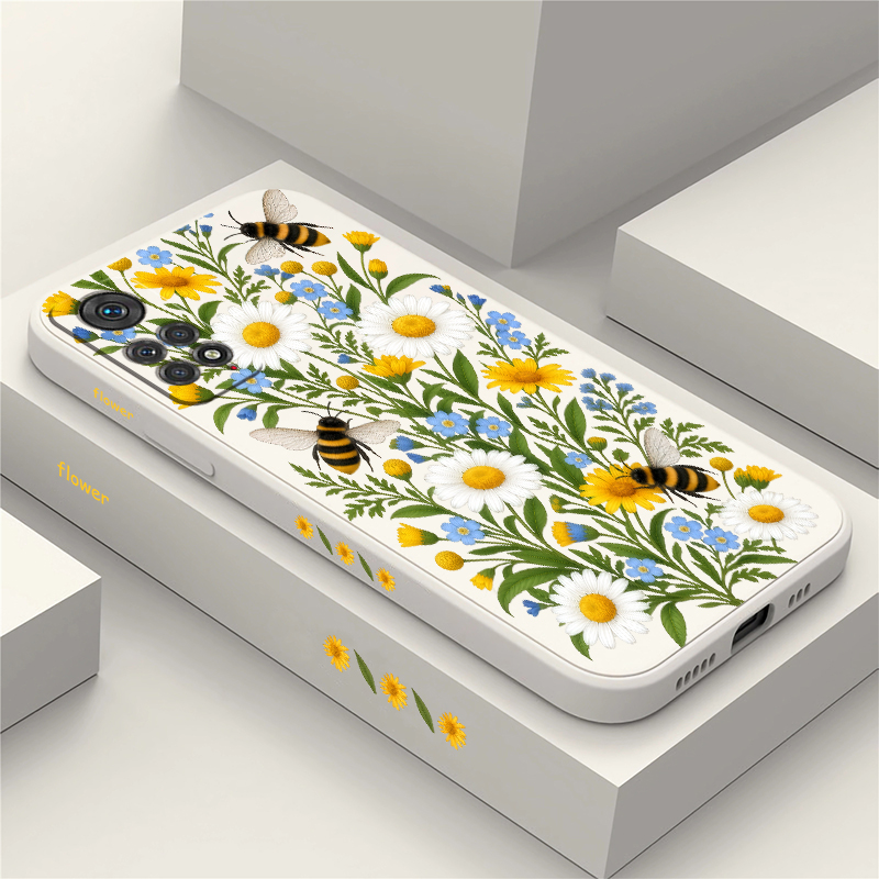 Speed Pourer Cap - Coque à motif floral d'abeille adorable