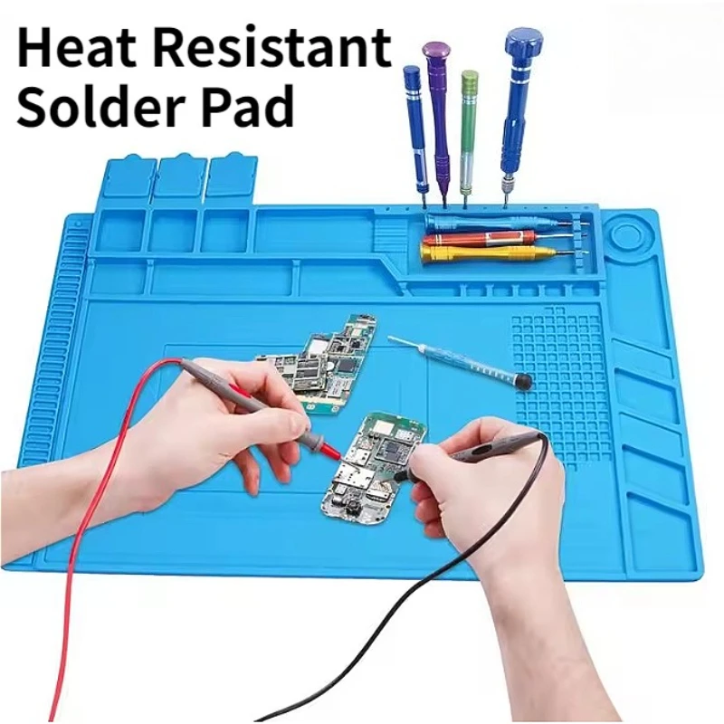 Bar Mat Rubber - Tapis de travail d'isolation thermique 45x30CM,