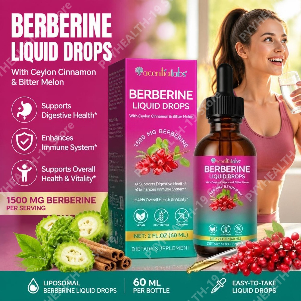 Bitters Bottle Set - Acentiallabs Gouttes liquides de berbérine, cannelle